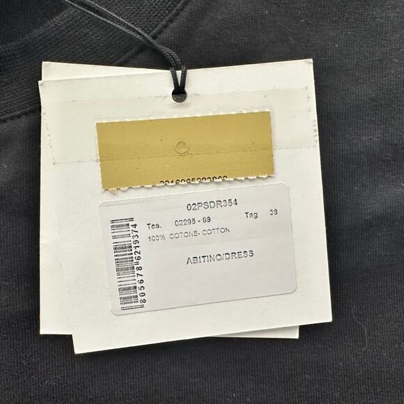 Giuseppe Di Morabito Corset-layer T-shirt Dress Black NEW Size 38 XS Mini Italy - Picture 6 of 12